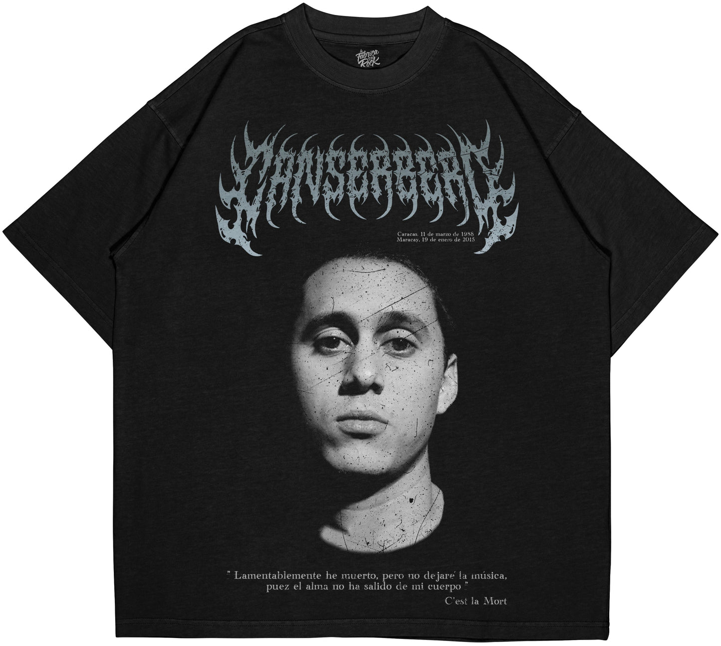 POLERA NEGRA CANSERBERO